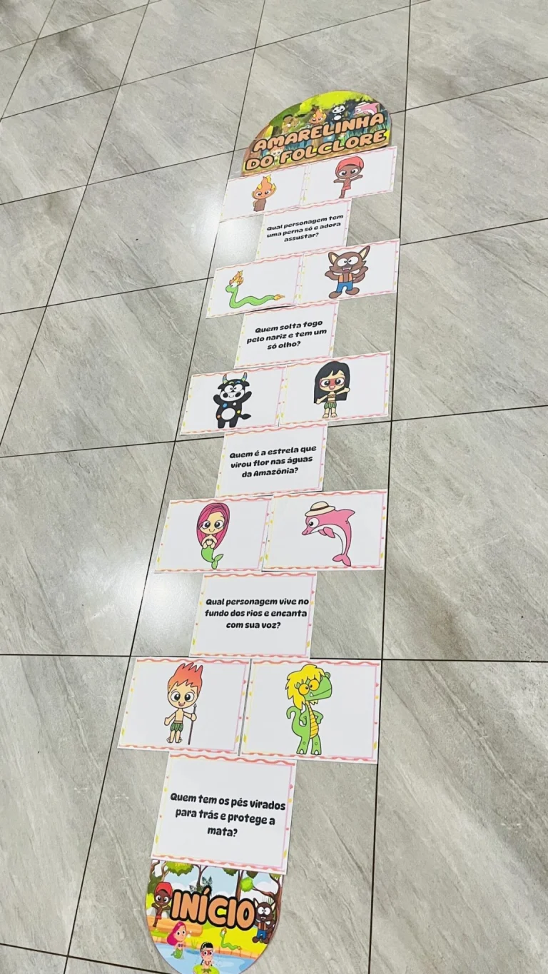 Jogo Amarelinha do Folclore Brasileiro — foto 4
