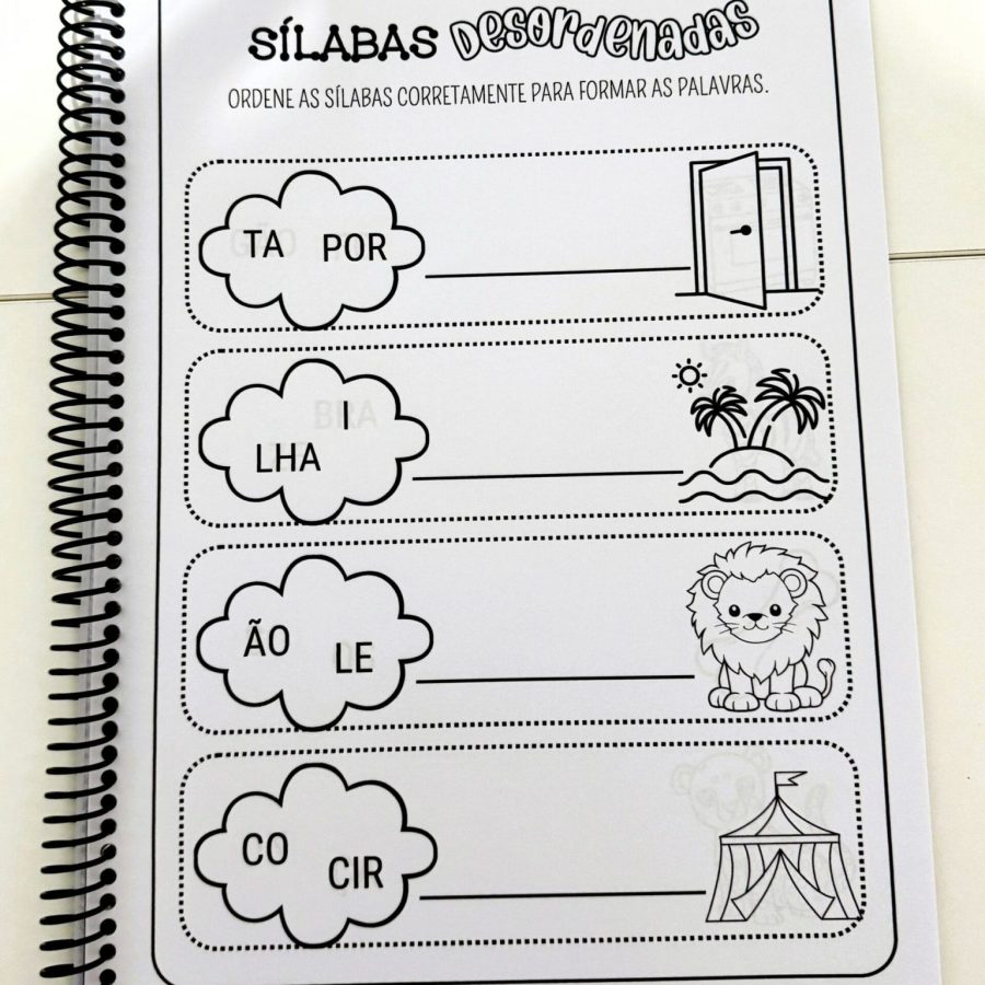 Apostila Sílabas Desordenadas – Sílabas Complexas - Alfabetização - Pedagogia de Ideias Apostila Sílabas Desordenadas – Sílabas Complexas - Alfabetização