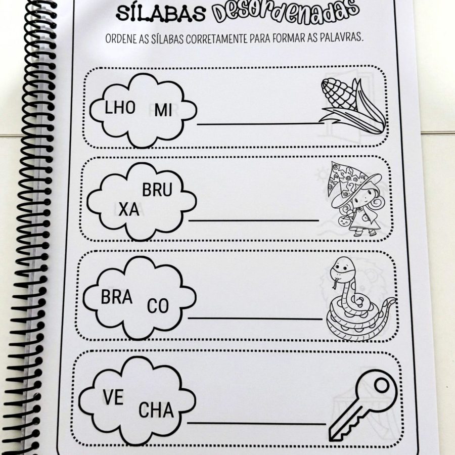 Apostila Sílabas Desordenadas – Sílabas Complexas - Alfabetização - Pedagogia de Ideias Apostila Sílabas Desordenadas – Sílabas Complexas - Alfabetização