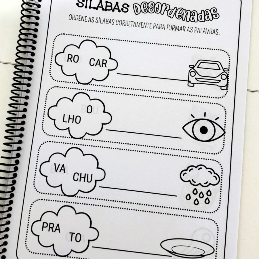 Apostila Sílabas Desordenadas – Sílabas Complexas - Alfabetização - Pedagogia de Ideias Apostila Sílabas Desordenadas – Sílabas Complexas - Alfabetização