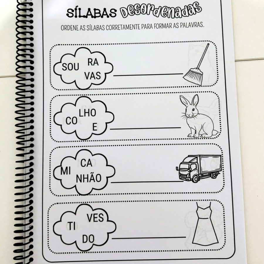 Apostila Sílabas Desordenadas – Sílabas Complexas - Alfabetização - Pedagogia de Ideias Apostila Sílabas Desordenadas – Sílabas Complexas - Alfabetização
