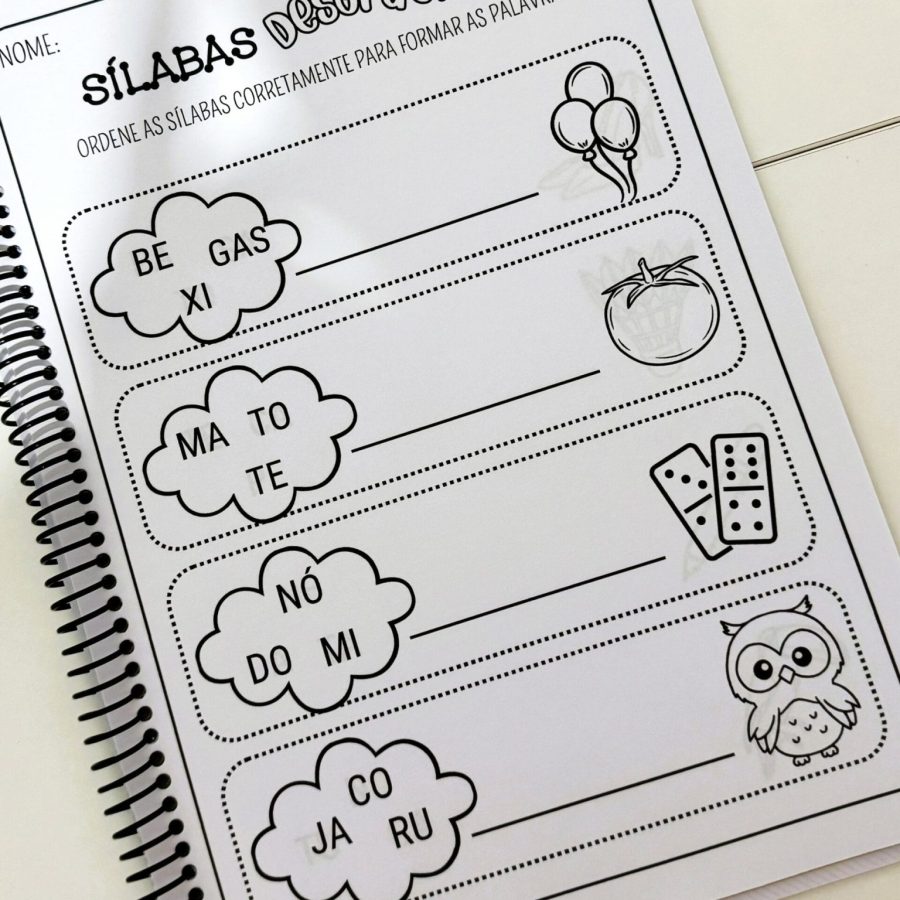 Apostila Sílabas Desordenadas – Sílabas Simples - Alfabetização - Pedagogia de Ideias Apostila Sílabas Desordenadas – Sílabas Simples - Alfabetização