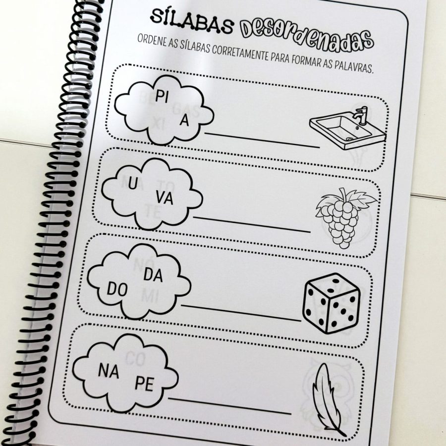 Apostila Sílabas Desordenadas – Sílabas Simples - Alfabetização - Pedagogia de Ideias Apostila Sílabas Desordenadas – Sílabas Simples - Alfabetização