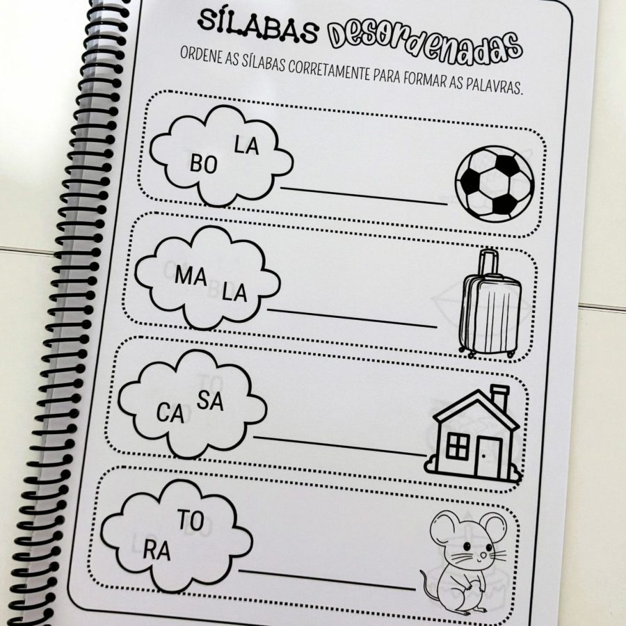 Apostila Sílabas Desordenadas – Sílabas Simples - Alfabetização - Pedagogia de Ideias Apostila Sílabas Desordenadas – Sílabas Simples - Alfabetização