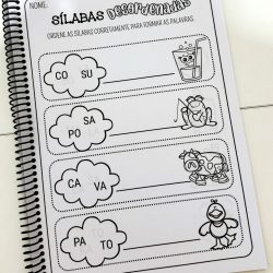 Apostila Sílabas Desordenadas – Sílabas Simples - Alfabetização
