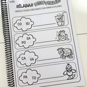 Apostila Sílabas Desordenadas – Sílabas Simples - Alfabetização