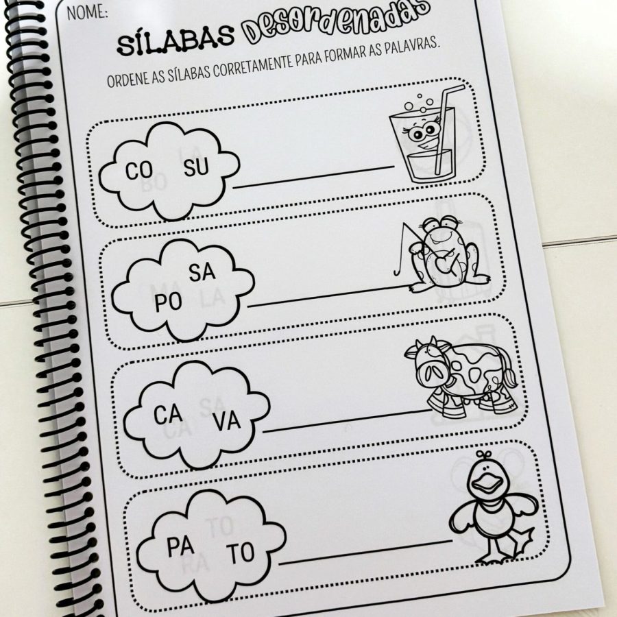 Apostila Sílabas Desordenadas – Sílabas Simples - Alfabetização - Pedagogia de Ideias Apostila Sílabas Desordenadas – Sílabas Simples - Alfabetização