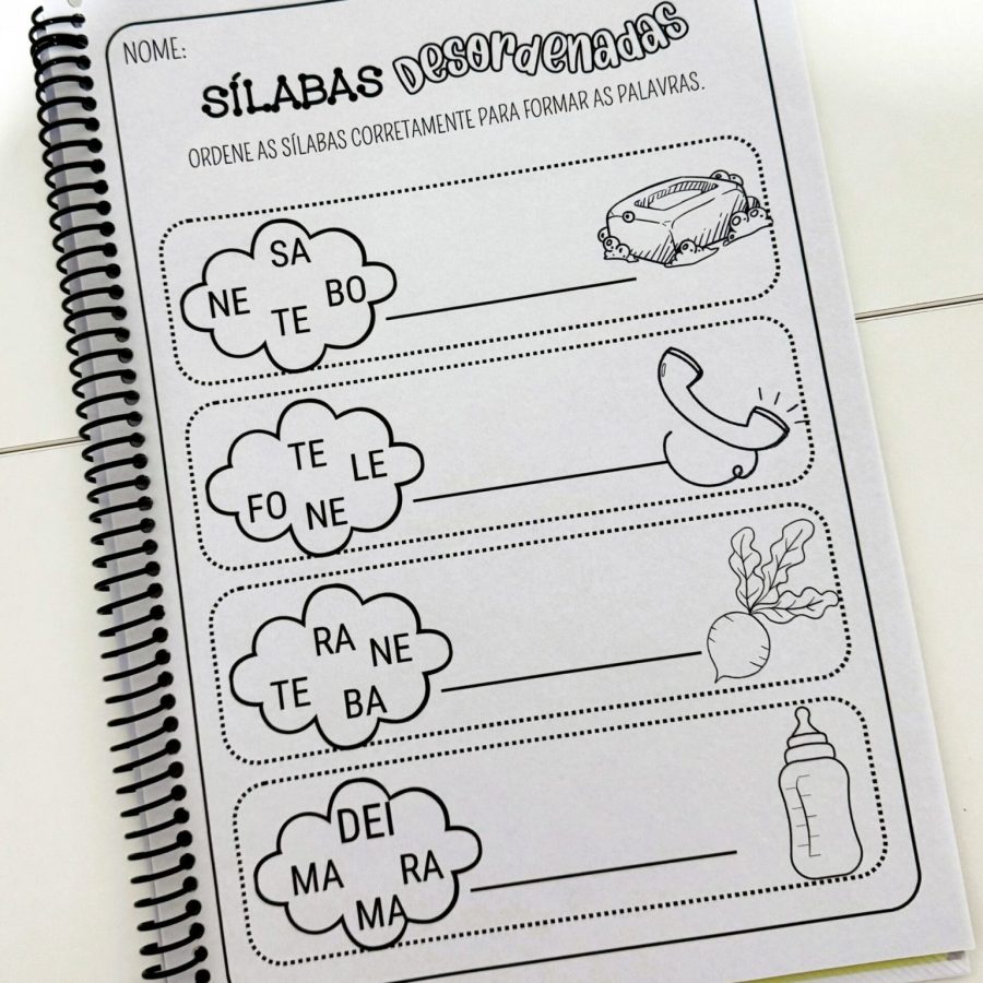 Apostila Sílabas Desordenadas – Sílabas Simples - Alfabetização - Pedagogia de Ideias Apostila Sílabas Desordenadas – Sílabas Simples - Alfabetização