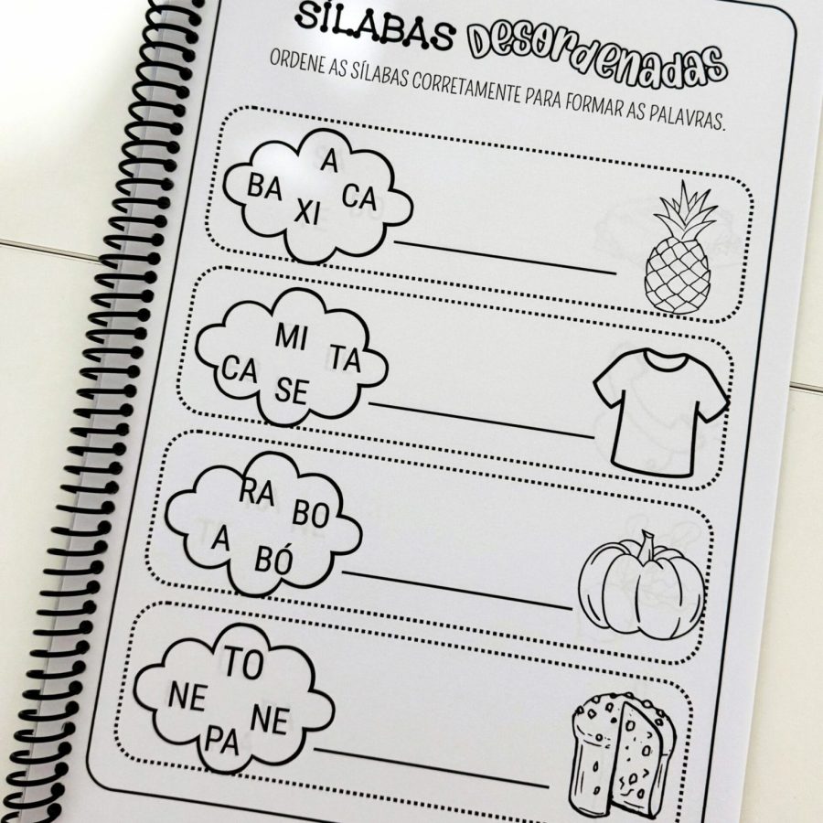 Apostila Sílabas Desordenadas – Sílabas Simples - Alfabetização - Pedagogia de Ideias Apostila Sílabas Desordenadas – Sílabas Simples - Alfabetização