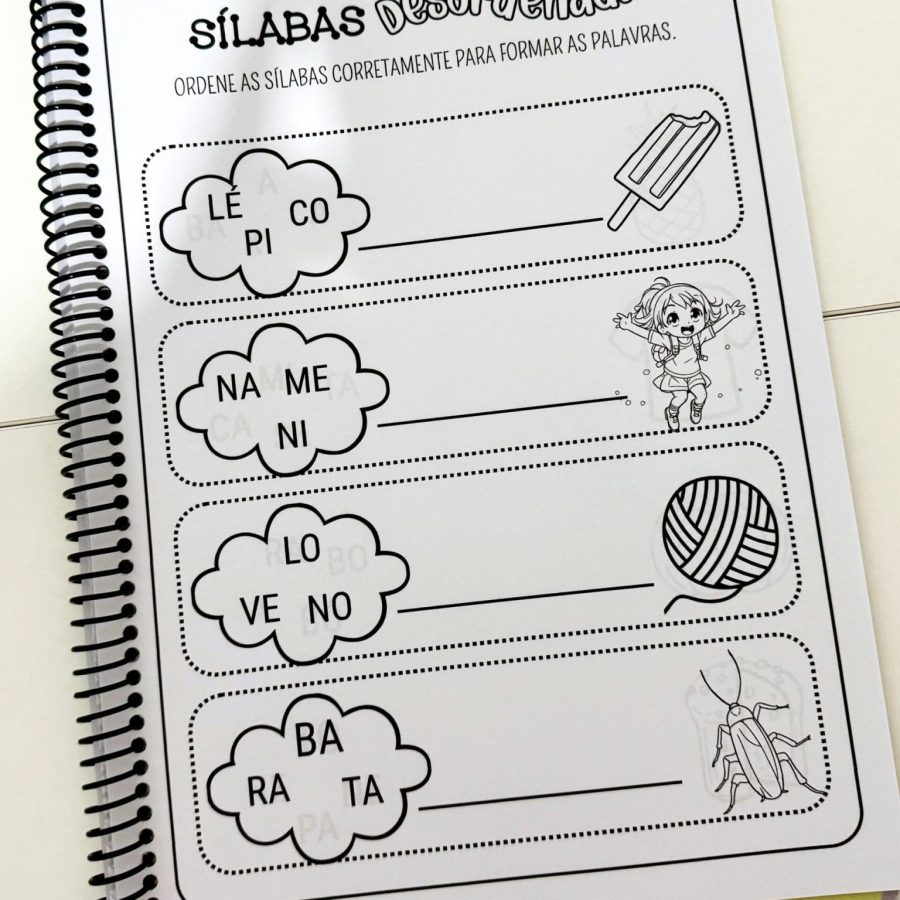 Apostila Sílabas Desordenadas – Sílabas Simples - Alfabetização - Pedagogia de Ideias Apostila Sílabas Desordenadas – Sílabas Simples - Alfabetização