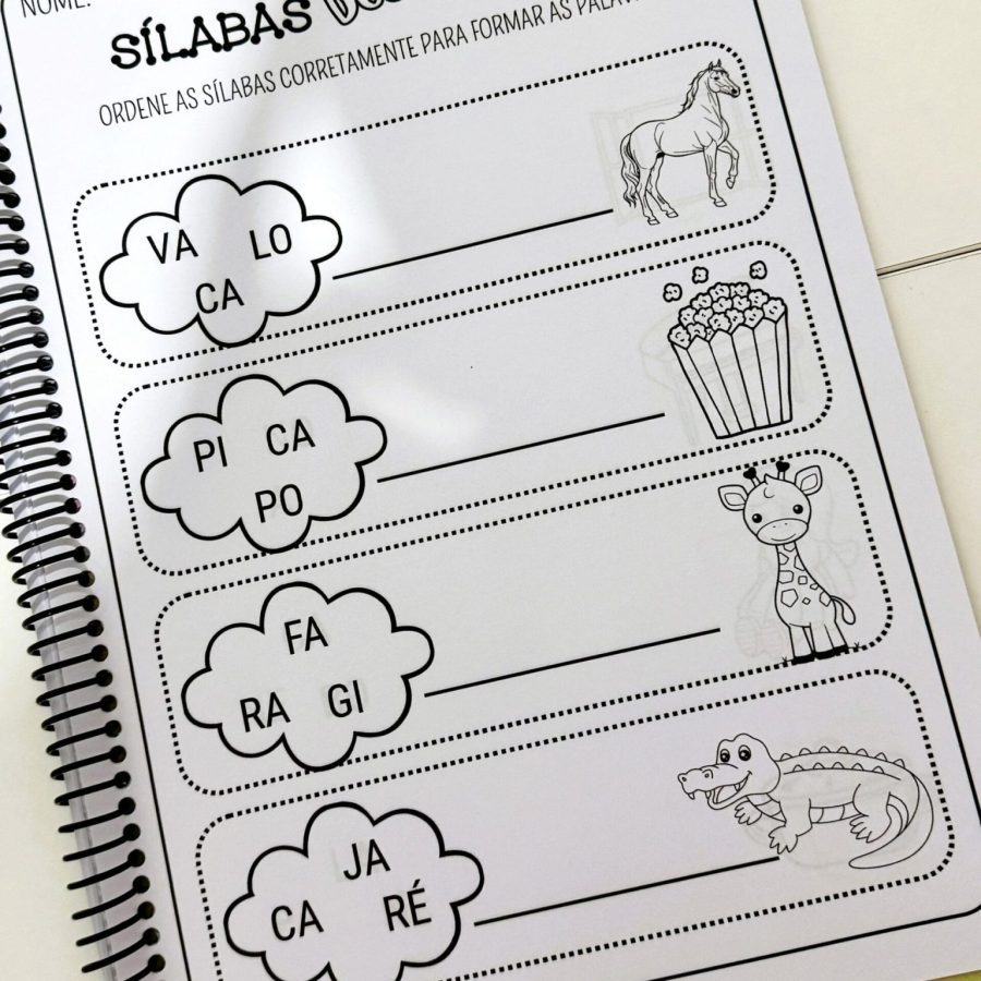 Apostila Sílabas Desordenadas – Sílabas Simples - Alfabetização - Pedagogia de Ideias Apostila Sílabas Desordenadas – Sílabas Simples - Alfabetização