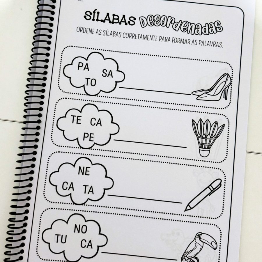 Apostila Sílabas Desordenadas – Sílabas Simples - Alfabetização - Pedagogia de Ideias Apostila Sílabas Desordenadas – Sílabas Simples - Alfabetização