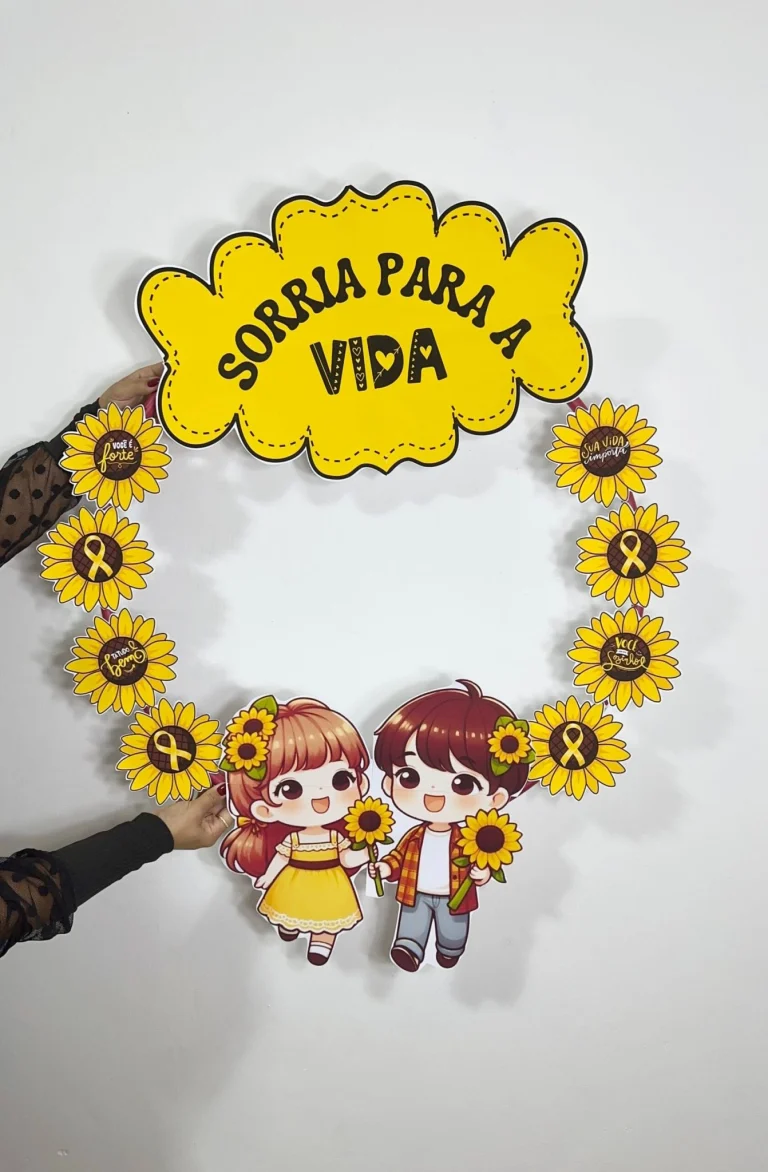 Decoração para Bambolê Sorria para a Vida — foto 3