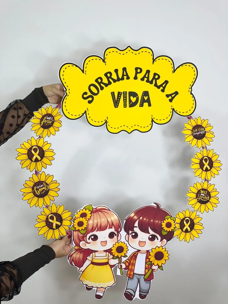 Decoração para Bambolê Sorria para a Vida — foto 4