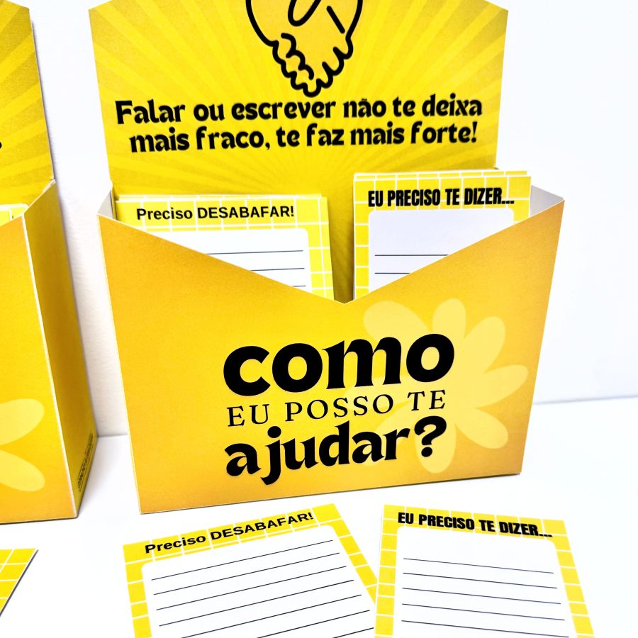 Caixinha do Desabafo - Setembro Amarelo - Setembro Amarelo - Pedagogia de Ideias Caixinha do Desabafo - Setembro Amarelo - Setembro Amarelo