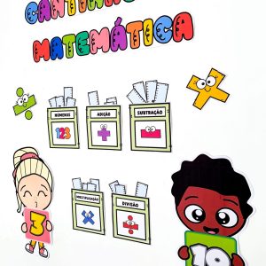 Cantinho da Matemática - Decoração Escolar - Pedagogia de Ideias Cantinho da Matemática - Decoração Escolar