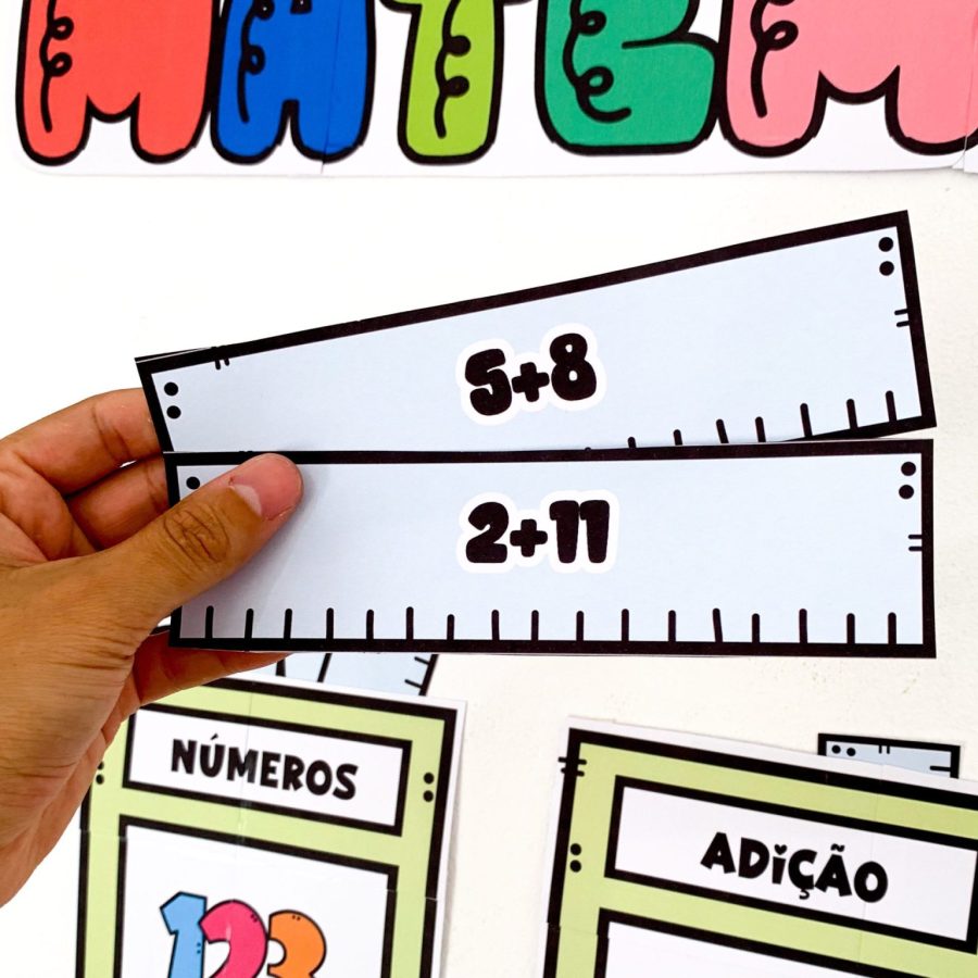 Cantinho da Matemática - Decoração Escolar - Pedagogia de Ideias Cantinho da Matemática - Decoração Escolar