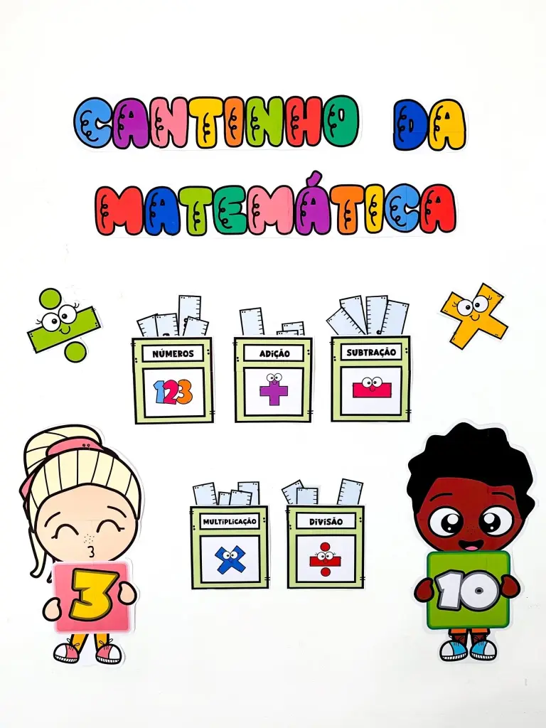 Painel Cantinho da Matemática Interativo — foto 1