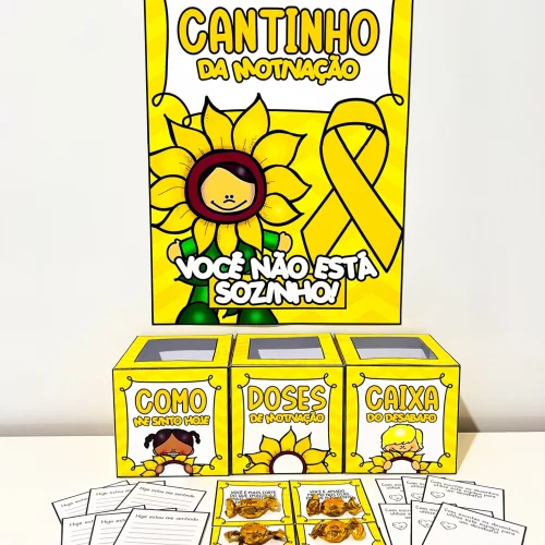 Espaço de conscientização sobre saúde mental e prevenção do suicídio.