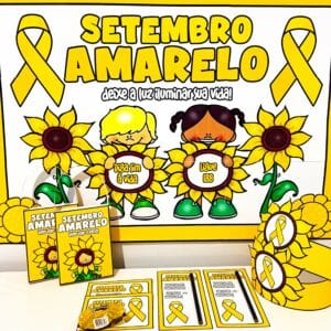 Kit Painel e Lembrancinhas – Setembro Amarelo