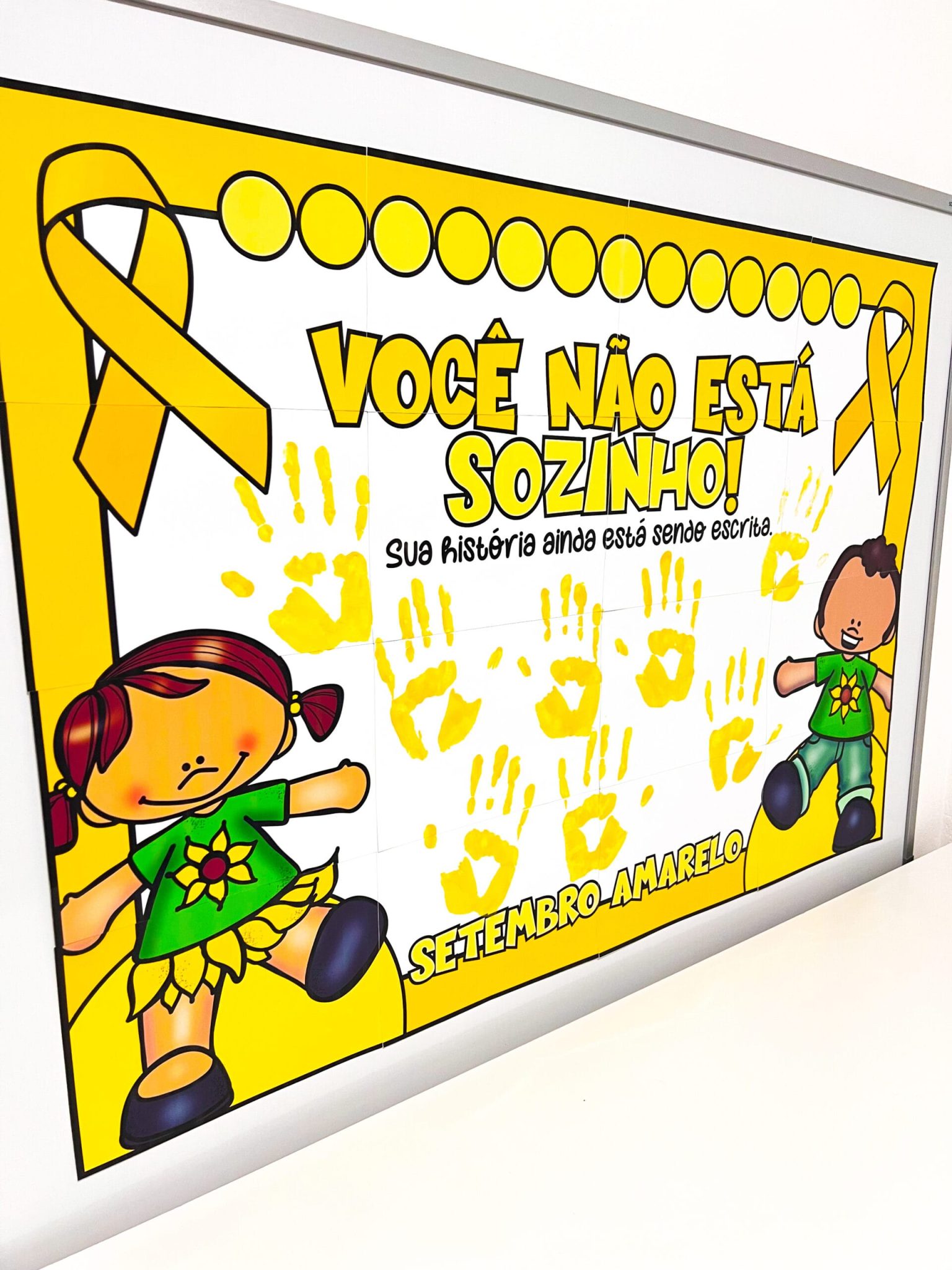 Cartaz Colaborativo - Setembro Amarelo • Pedagogia de Ideias