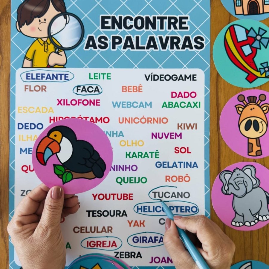Encontre as Palavras - Leitura e Escrita - Pedagogia de Ideias Encontre as Palavras - Leitura e Escrita