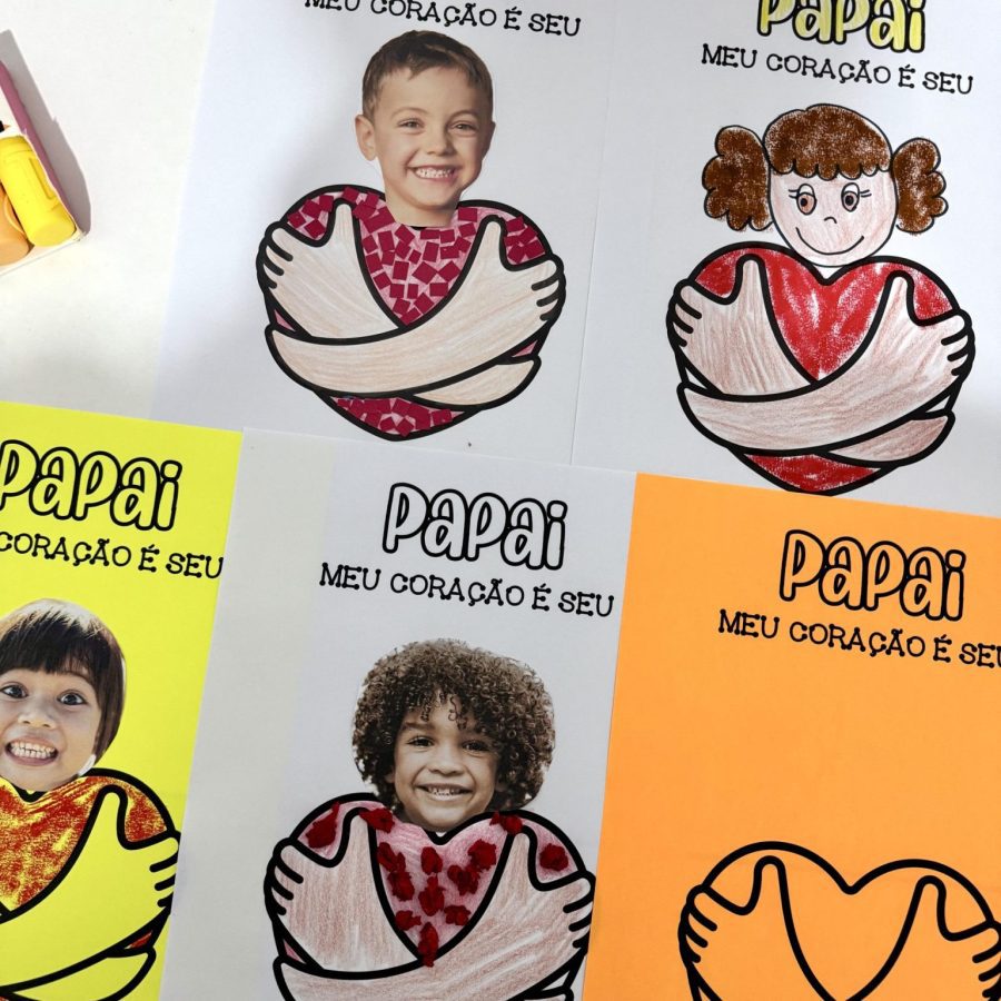 Kit Dia dos Pais – Meu coração é seu - Dia dos Pais - Pedagogia de Ideias Kit Dia dos Pais – Meu coração é seu - Dia dos Pais