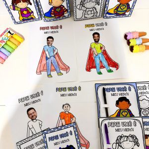 Kit Dia dos Pais – Tema Herói - Dia dos Pais - Pedagogia de Ideias Kit Dia dos Pais – Tema Herói - Dia dos Pais