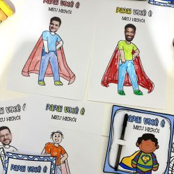 Kit Dia dos Pais – Tema Herói - Dia dos Pais