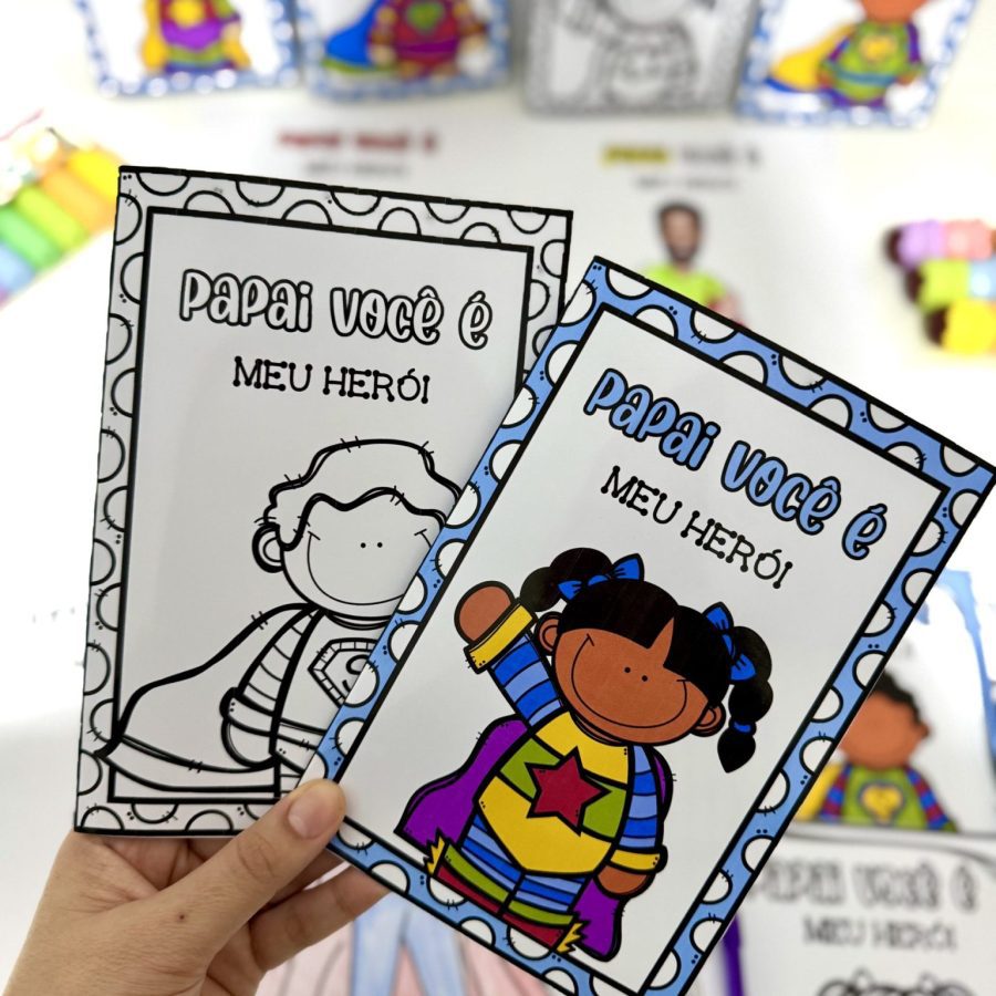 Kit Dia dos Pais – Tema Herói - Dia dos Pais - Pedagogia de Ideias Kit Dia dos Pais – Tema Herói - Dia dos Pais