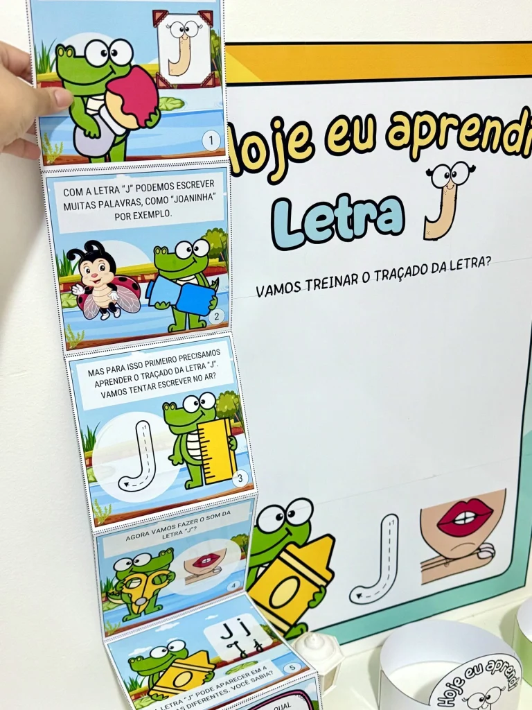 Kit História na Caixa e Cartaz Letra J — foto 5