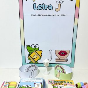 Kit História na Caixa e Cartaz Letra J - Letras e Sons