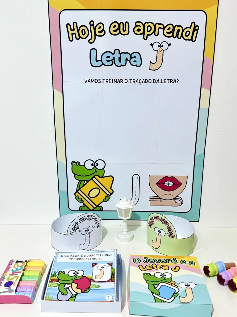 Kit História na Caixa e Cartaz Letra J — foto 3