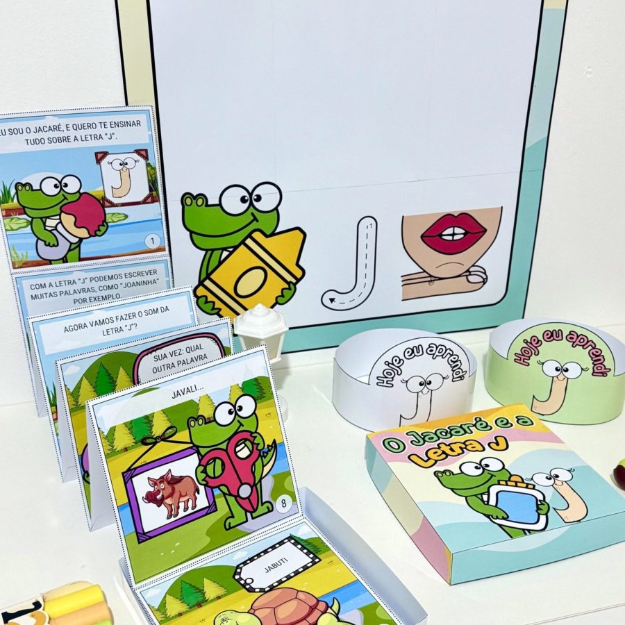 Kit História na Caixa e Cartaz Letra J - Letras e Sons - Pedagogia de Ideias Kit História na Caixa e Cartaz Letra J - Letras e Sons