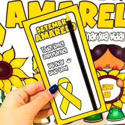 Kit Painel e Lembrancinhas – Setembro Amarelo - Setembro Amarelo
