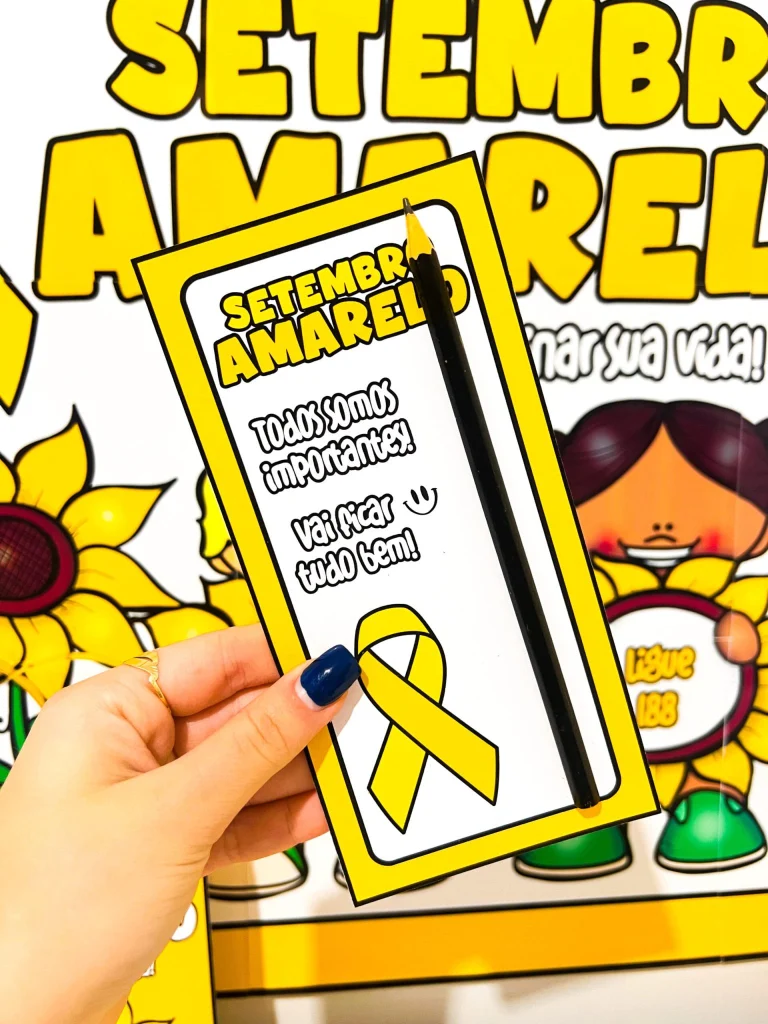 Kit Painel e Lembrancinhas Setembro Amarelo — foto 4