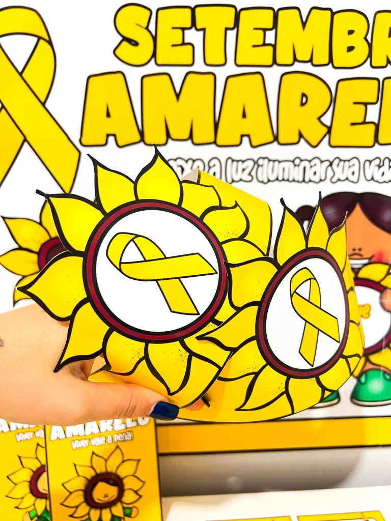 Kit Painel e Lembrancinhas Setembro Amarelo — foto 11