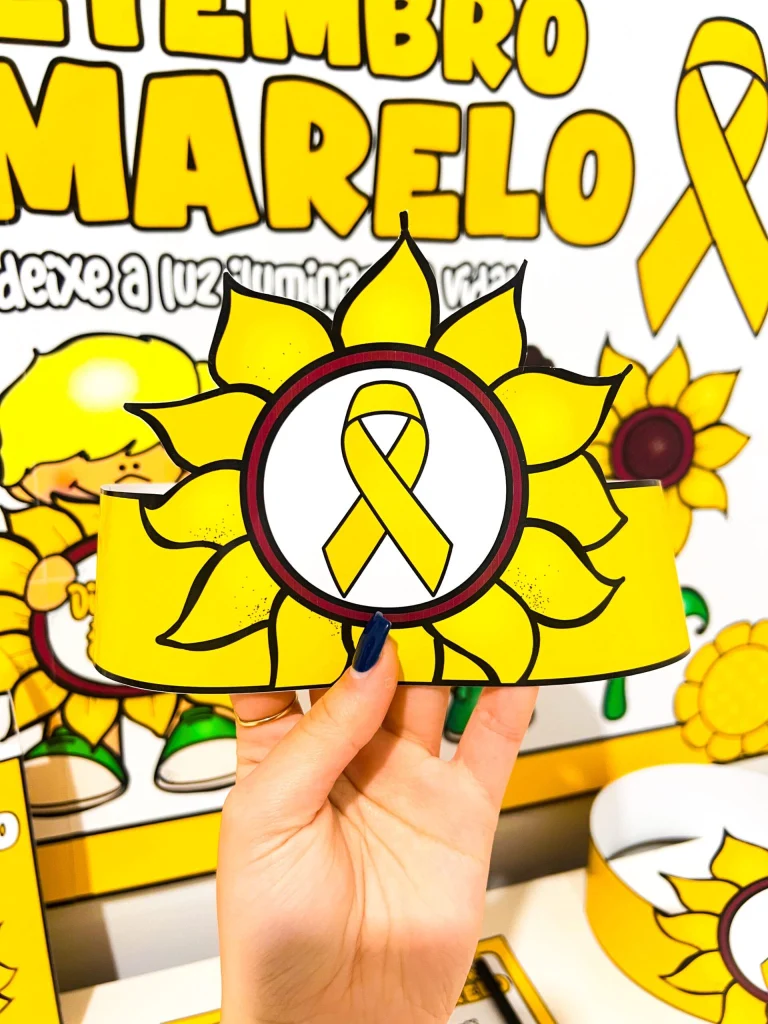 Kit Painel e Lembrancinhas Setembro Amarelo — foto 10