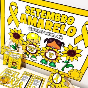 Kit Painel e Lembrancinhas – Setembro Amarelo - Setembro Amarelo