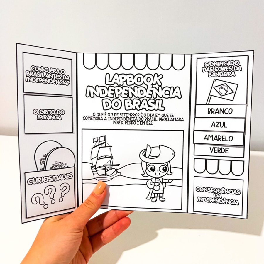Lapbook da Independência - Independência do Brasil - Pedagogia de Ideias Lapbook da Independência - Independência do Brasil