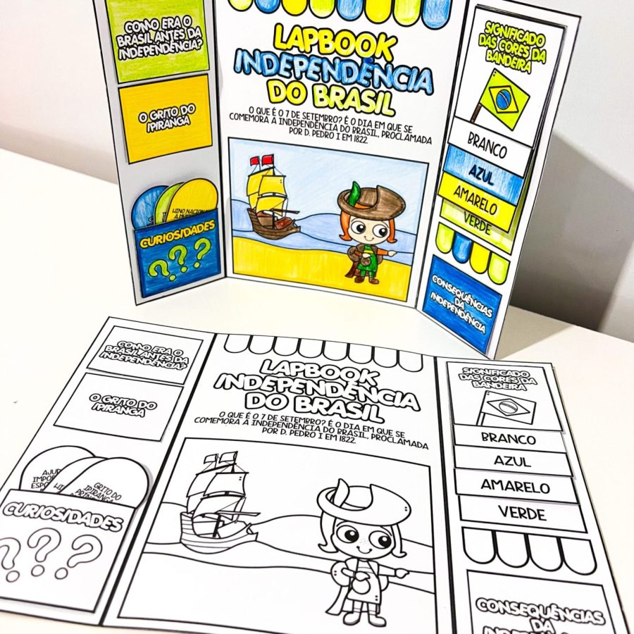 Lapbook da Independência - Independência do Brasil - Pedagogia de Ideias Lapbook da Independência - Independência do Brasil