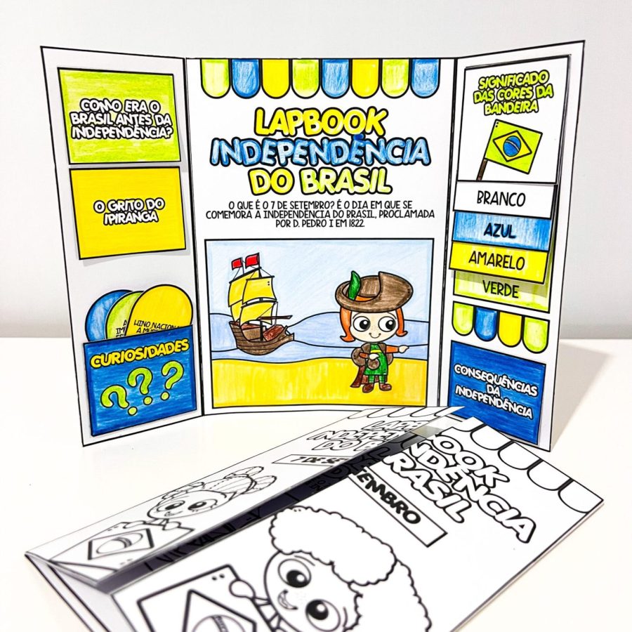 Lapbook da Independência - Independência do Brasil - Pedagogia de Ideias Lapbook da Independência - Independência do Brasil