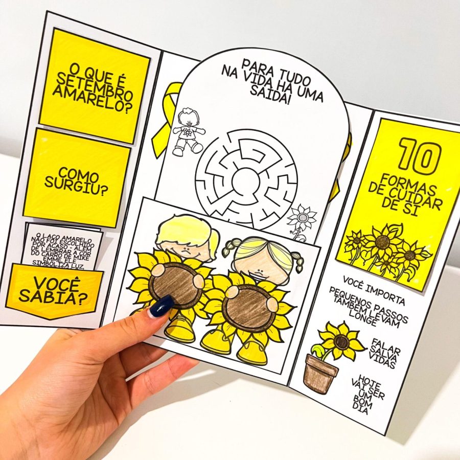 Lapbook Setembro Amarelo - Setembro Amarelo - Pedagogia de Ideias Lapbook Setembro Amarelo - Setembro Amarelo