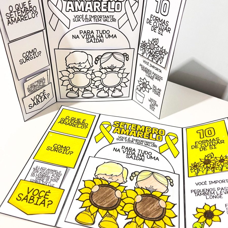 Lapbook Setembro Amarelo - Setembro Amarelo - Pedagogia de Ideias Lapbook Setembro Amarelo - Setembro Amarelo
