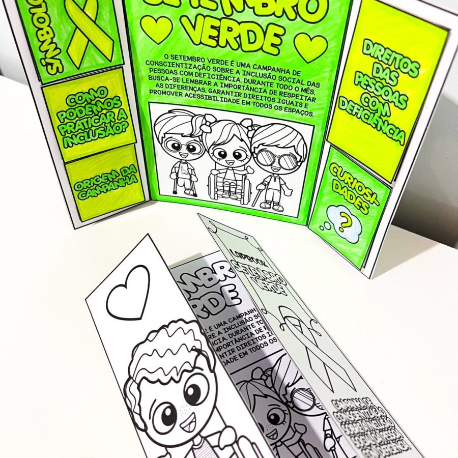 Lapbook Setembro Verde - Setembro Verde - Pedagogia de Ideias Lapbook Setembro Verde - Setembro Verde