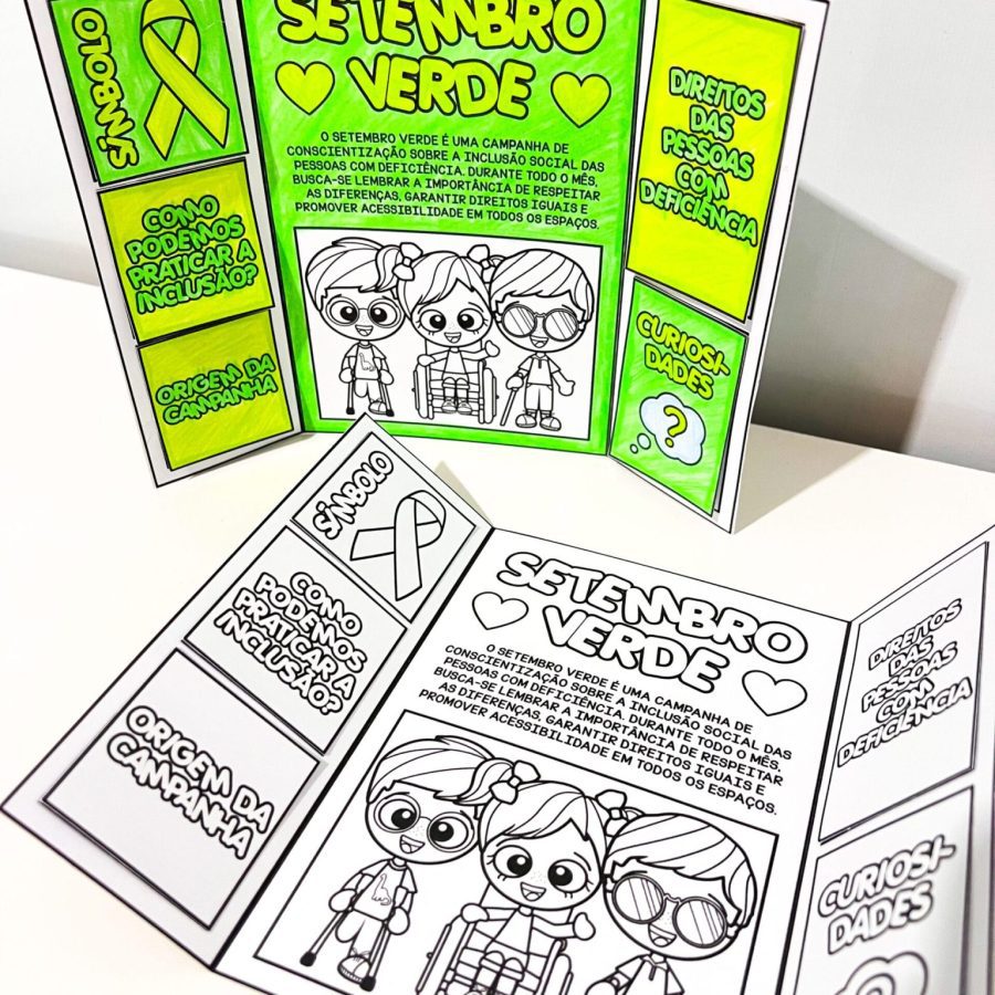 Lapbook Setembro Verde - Setembro Verde - Pedagogia de Ideias Lapbook Setembro Verde - Setembro Verde