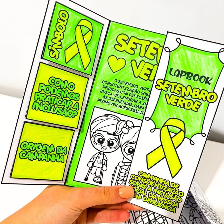 Lapbook Setembro Verde - Setembro Verde - Pedagogia de Ideias Lapbook Setembro Verde - Setembro Verde