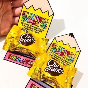 Lembrancinha Dia do Estudante - Dia do Estudante