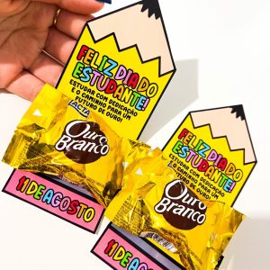 Lembrancinha Dia do Estudante - Dia do Estudante