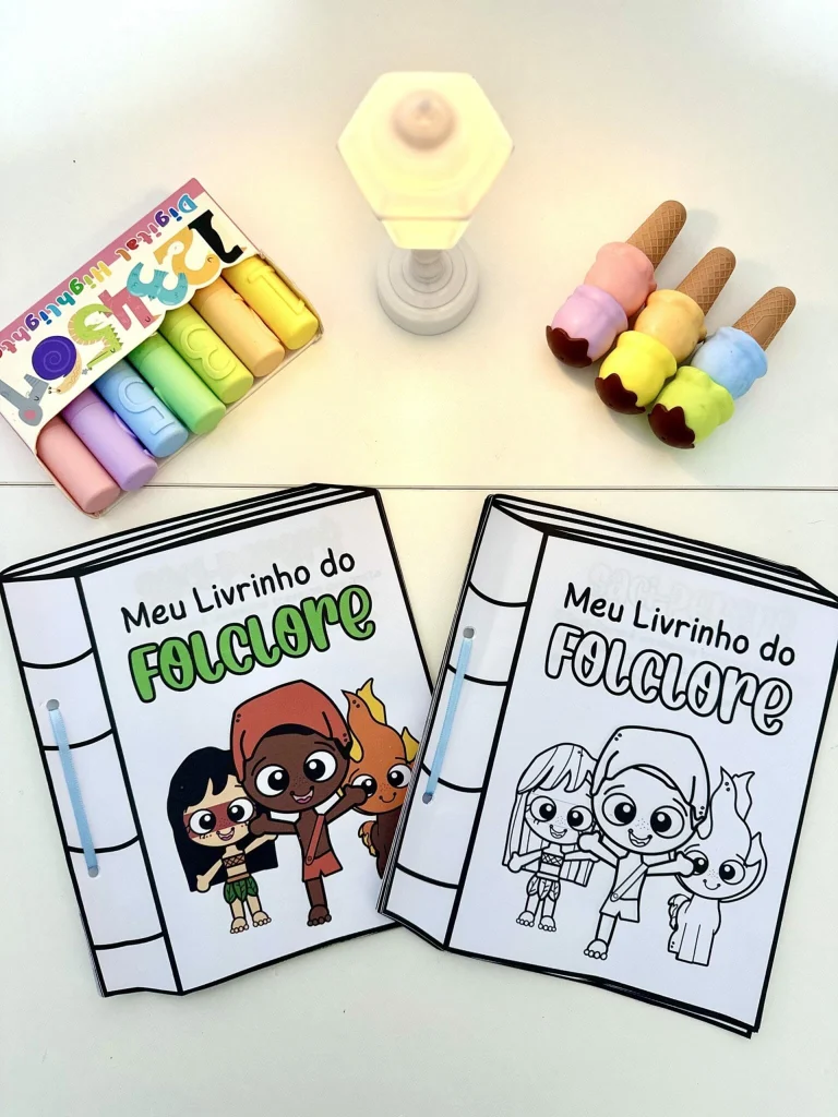Livrinho do Folclore para Ler e Colorir — foto 3